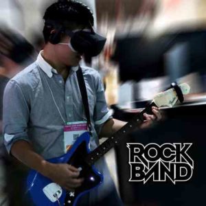 Virtual Reality game - RockBand VR - Oculus Touch
